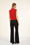 80064- Stylish Comfortable Angora Women's Knitwear Zero Sleeve Sweater - 5