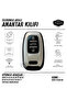 For Audi A1 A3 A4 A5 A6 A7 A8 Q3 Q5 Q7 Tt Silicone Key Case Cover Auto Key Shell Keychain Titan Gray
