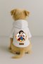 Printed Dog and Cat Outfit & Dress with Fleece Inside - White Color K Hooded Hoodie B1Fdc - 2