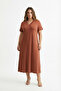 Lace Detailed Bamboo Flared Skirt Dress