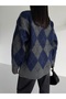 Baklava-Patterned Soft Women's Knit Cardigan - 7