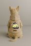 Printed Dog and Cat Clothing & Dress with Fleece Inside - Beige Color K Hooded Hoodie B9785 - 2