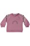 Baby Girl Pink Hello Flowers Written Sleeves Flower Printed Three String Double Set - 5