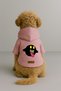 Printed Dog and Cat Clothing & Dress with Fleece Inside - Pink Color K Hooded Hoodie Bc3E5 - 2