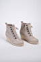 Women's Wedge Sole Zippered Casual Boots Matei - 4
