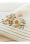 30 x 50 Floral Embroidered Kitchen Towel 100% Cotton