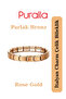 Italian Charm Steel Bracelet - Shiny Bronze (Shiny Rose Gold) Without Engraving - 3