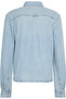 Cropped Ls Shirt Brighton Blue Women's Blue Denim Shirt - 2