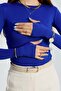 Crew Neck Finger-Looped Viscose Bodysuit - 6