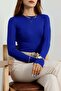 Crew Neck Finger-Looped Viscose Bodysuit - 5