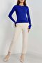 Crew Neck Finger-Looped Viscose Bodysuit - 3