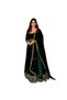 Green Velvet Gown & Dupatta Set - HRT5701 | Green