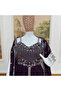 Wine Faux Georgette Lehanga Set - HRT5928 | Wine - 3