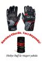 Nukro Draven 3 Season Leather Gloves – Red