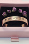 Pure Copper Bracelet with Ancient Symbol – Handmade Adjustable Cadim Protection Symbol Design Bracelet - 4
