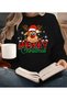 Women Men New Year Happy New Year T-Shirt Christmas Christmas Printed New Year Oversized Casual