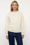 Women's Crew Neck Low Sleeve Regular Fit Knitted Sweatshirt Functional Durable Quality - 4