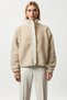 Women's Mock Neck Low Arm Zippered Plush Thick Knitted Sweatshirt Functional Durable Comfortable - 5