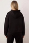 Women's Hooded Low Arm Oversized Crop Sweatshirt Functional Durable Quality Comfortable - 6