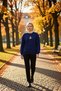 Women's Crew Neck Low Sleeve Embroidered Regular Fit Sweatshirt Functional Durable Comfortable - 4