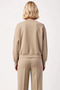 Women's Crew Neck Low Sleeve Oversized Mold Knitted Sweatshirt Functional Durable Aesthetic - 6