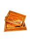Wooden Tray set handmade - 3 pieces set