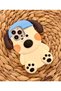 iPhone 12 Pro Max (6.7 Inch) Compatible Cute Eared Dog Pochacco Patterned Soft Dough Silicone Case - 3