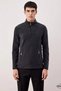 Men's Mock Neck Standard Sleeve Zippered Fleece Sweatshirt Functional Durable Quality Sports - 5