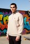 Men's Mock Neck Standard Sleeve Regular Fit Sweatshirt Functional Durable Quality Modern - 3