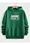 New Season Hope Printed 3-Ply Combed Cotton Cap Hooded Eatshirts