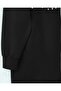 Hooded Zippered Front Pearl and Stone Detailed Oyhso Suit - Black - 6