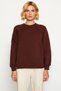Women's Crew Neck Raglan Sleeve Plain Knitted Sweatshirt Functional Durable Quality Comfortable - 5
