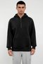 Men's Hooded Zippered Low Arm Long Sleeve Mold Sweatshirt Functional Durable Sports - 5