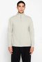 Men's Mock Neck Zippered Standard Sleeve Regular Fit Sweatshirt Functional Durable Comfortable - 5