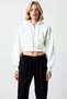 Women's Hooded Low Sleeve Zippered Knitted Sweatshirt Functional Durable Quality Aesthetic - 5