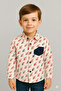 Stylish Boys' Printed Button-Down Shirt