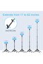 62" Professional Cell Phone Tripod - 4-Leg Aluminum, Bluetooth Remote, 360° Mount - 4