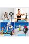 62" Professional Cell Phone Tripod - 4-Leg Aluminum, Bluetooth Remote, 360° Mount - 6