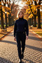 Women's Mock Neck Low Arm Zippered Regular Fit Knitted Sweatshirt Functional Durable Stylish - 4