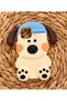 iPhone 13 Pro Max (6.7 Inch) Compatible Cute Eared Dog Pochacco Patterned Soft Dough Silicone Case - 4