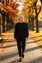 Women's Crew Neck Low Sleeve Regular Fit Knitted Sweatshirt Functional Durable Quality - 3