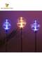 Two Solar Fiber Optic Ball Lights - Waterproof Outdoor LED, Multicolor - 3