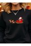 Deer Santa Claus New Year Premium Sweatshirt - 2