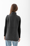 Women's Smoked Mock Neck Zippered Fleece Vest - 6