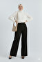 Women's Belted Palazzo Scuba Pants - 2