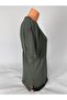 Women's Stretch Fabric Crew Neck Short Sleeve Slit Mom Combed Cotton T-Shirt - 4