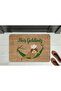 Home Welcome Butterfly Decorative Multi-Purpose Indoor and Outdoor Door Mat