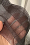 1-2 Sparse Pleated Black Honeycomb Floor Greco-Tulle Curtain, Wrinkle-Free Skirts Lead-Tulle Curtain - 6
