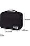 Universal Cable Organizer Bag - Black - 4