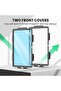 Case for Samsung Galaxy Tab A9+ 11" (2023) Shockproof with Rotating Stand & Strap, Black - 8